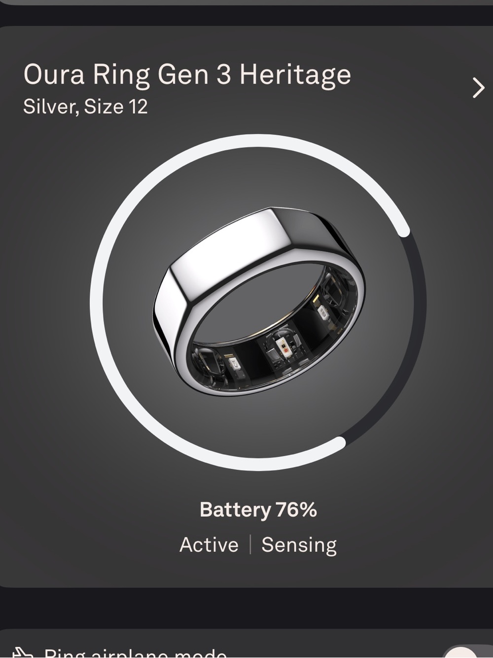 Oura Ring Gen 3 Heritage – Silver